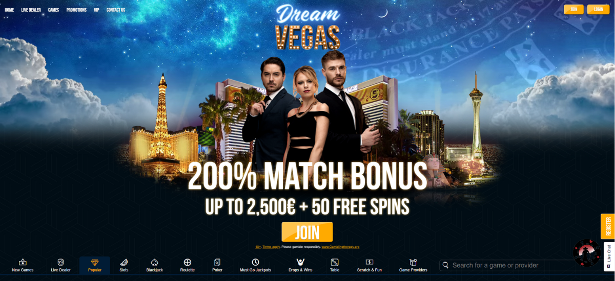 dream vegas online casino