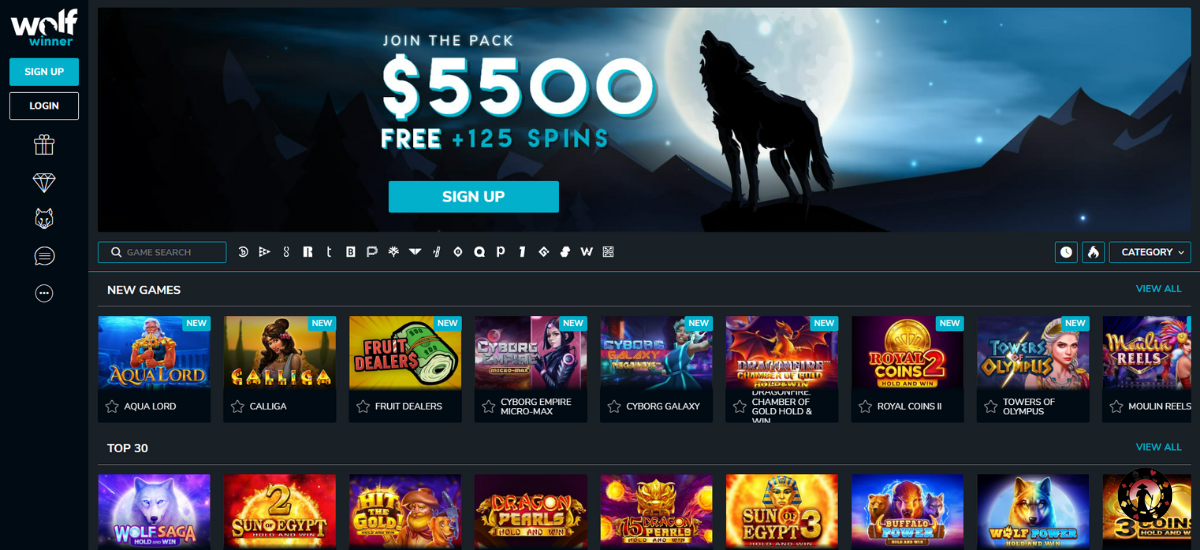 wolf winner online casino